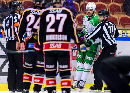 Rögles Almen Bibic får matchstraff