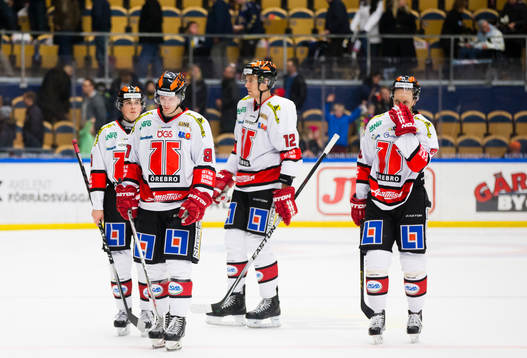 Örebros Jakub Krejcik, Marko Anttila  och Marcus Weinstock