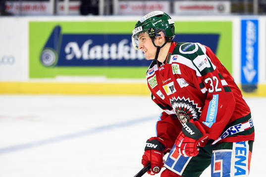 Frölundas Lukas Bengtsson jublar