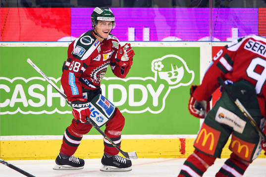 Frölundas Andreas Johnson jublar