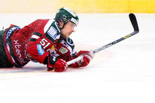 Frölundas Mats Rosseli Olsen faller