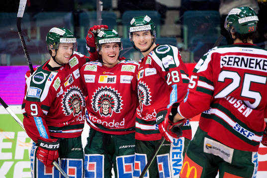 Frölundas Spencer Abbott, Andreas Johnson och Johan