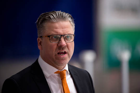 Karlskronas tränare Per Hånberg deppar