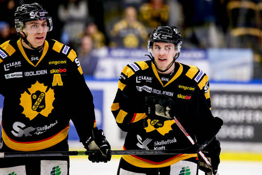 Skellefteås Pär Lindholm och Sebastian Aho
