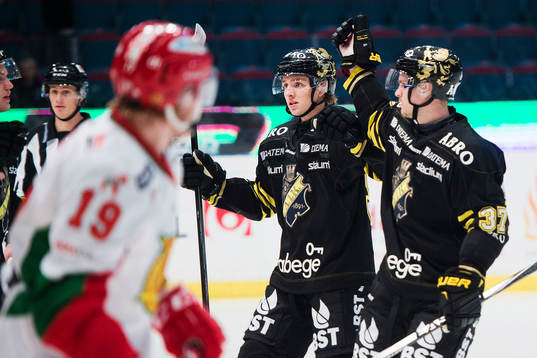 s Robin Kovacs och Stefan Johansson jublar
