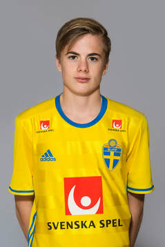 Johan Arvidsson som spelar i P15/00-landslaget