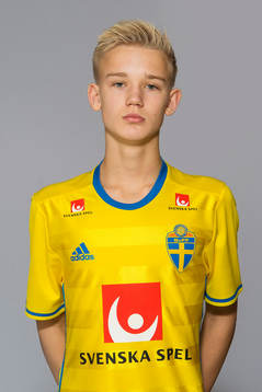 Carl Gustafsson som spelar i P15/00-landslaget