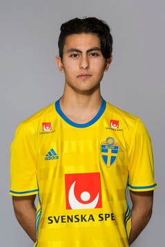 Josef Alkufi som spelar i P15/00-landslaget