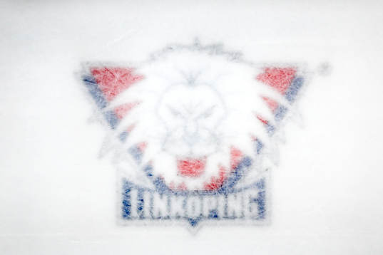 Linköpings emblem i isen