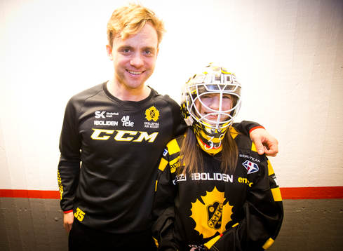 Skellefteå-supportern Amanda Liss från Dalarna fick sin