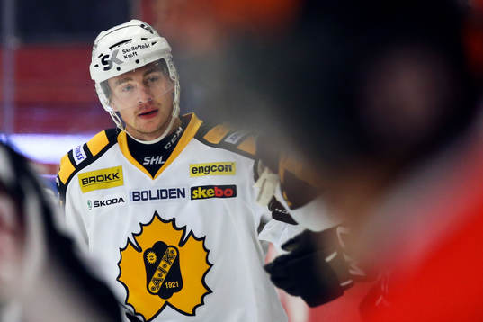 Skellefteås Adam Pettersson jublar