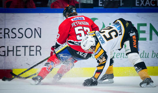Örebros Bobbo Petersson och Skellefteås Arvid Lundberg