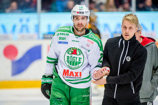 Rögles Ludvig Rensfeldt har ont