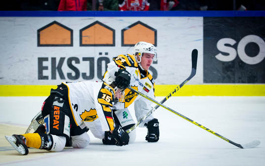 Skellefteås Tim Söderlund och Andreas Wingerli faller