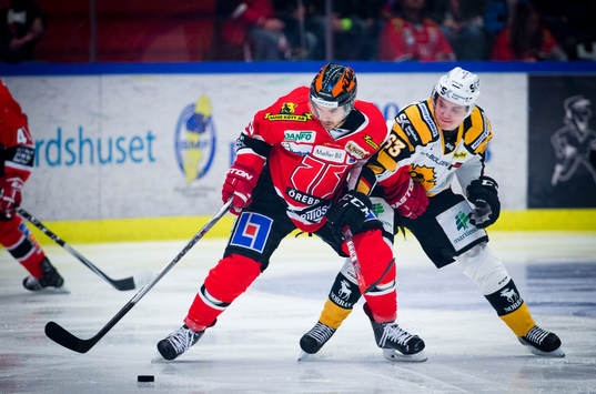 Örebros Martin Johansson och Skellefteås Sebastian Aho