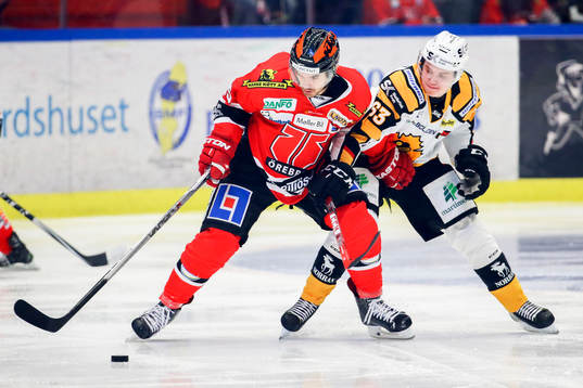 Örebros Martin Johansson och Skellefteås Sebastian Aho