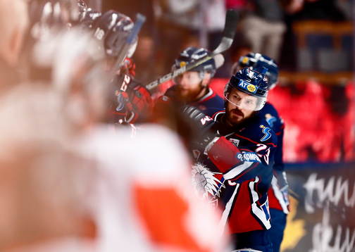 Linköpings Niklas Persson jublar