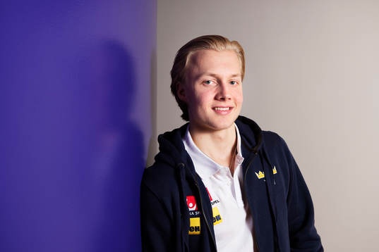 Alexander Nylander, spelare i Sveriges juniorlandslag i