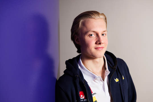 Alexander Nylander, spelare i Sveriges juniorlandslag i