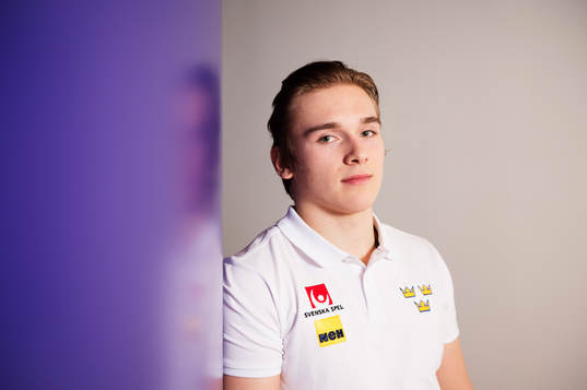 Dmytro Timashov, spelare i Sveriges juniorlandslag i