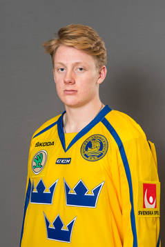 Fredrik Olofsson, spelare i Sveriges juniorlandslag i