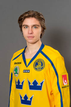 Felix Sandström, spelare i Sveriges juniorlandslag i