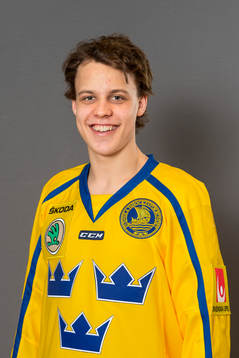 Joel Eriksson Ek, spelare i Sveriges juniorlandslag i