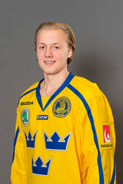 Alexander Nylander, spelare i Sveriges juniorlandslag i