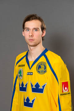 Marcus Pettersson, spelare i Sveriges juniorlandslag i