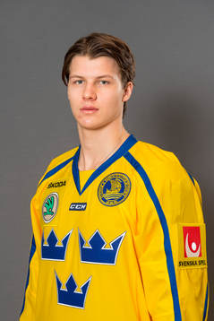 Adam Ollas Mattsson, spelare i Sveriges juniorlandslag i
