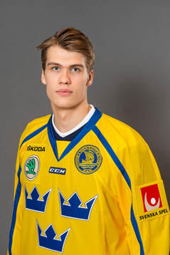 Andreas Englund, spelare i Sveriges juniorlandslag i