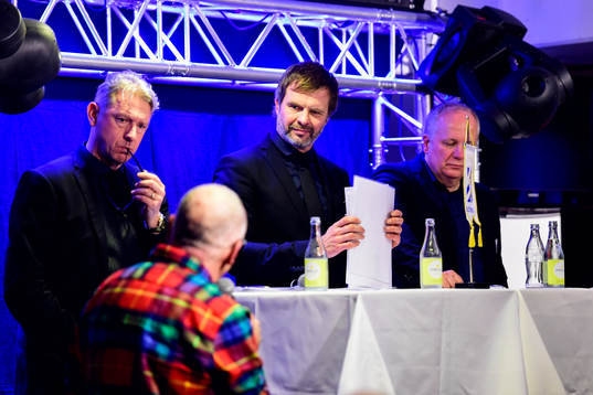 Ulf Ivarsson, kassör, Karl Jartun, ordförande och Mikael