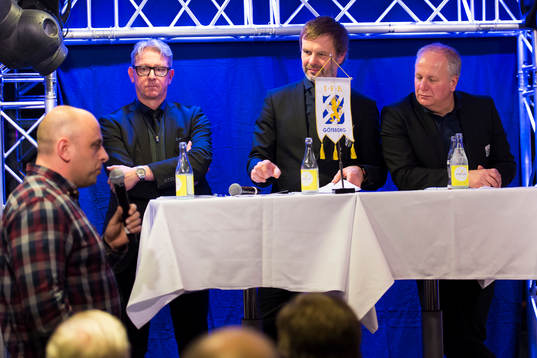 Ulf Ivarsson, kassör, Karl Jartun, ordförande och Mikael