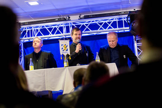 Ulf Ivarsson, kassör, Karl Jartun, ordförande och Mikael