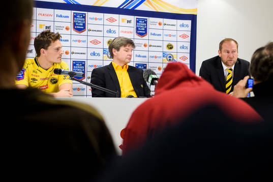 Elfsborgs nyförvärvet Jörgen Horn, ordförande Bo