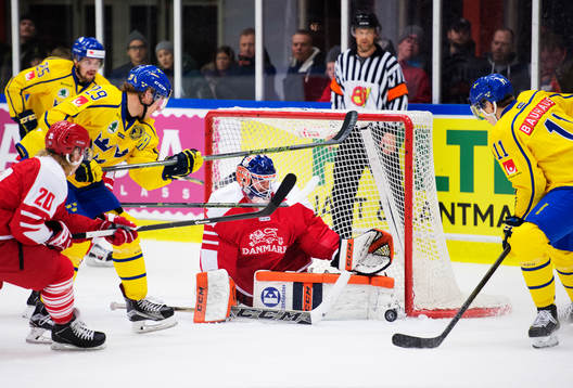 Sveriges Axel Holmström, Adrian Kempe och Lukas Vejdemo