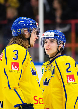 Sveriges William Lagesson och Sebastian Aho