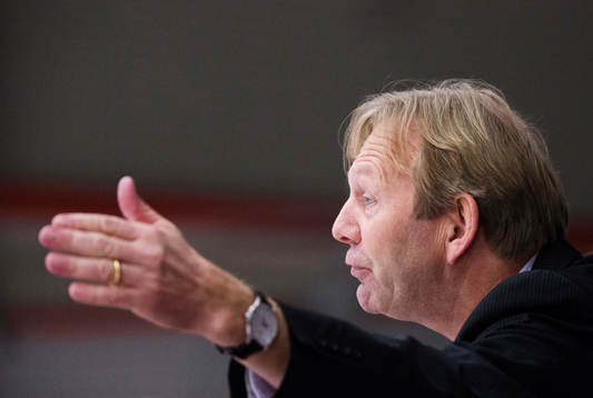 Danmarks förbundskapten Olaf Eller