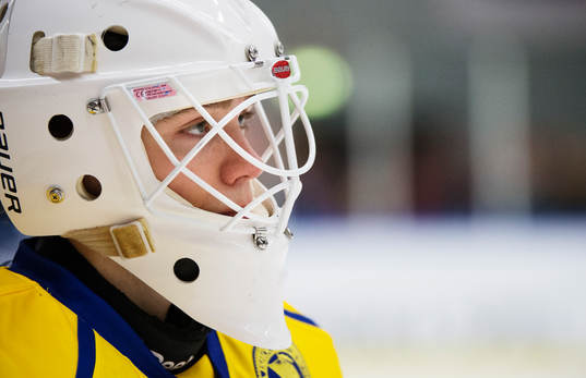 Sveriges målvakt Erik Källgren