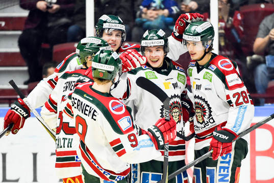 Frölundas Artturi Lehkonen jublar