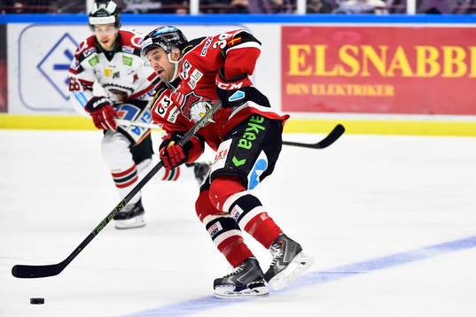 Malmö Redhawks Eric Himelfarb och Frölundas Oscar
