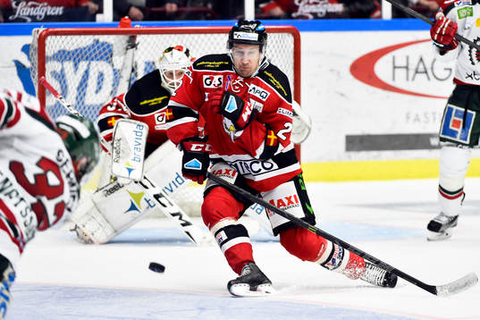 Frölundas Lukas Bengtsson och Malmö Redhawks Erik