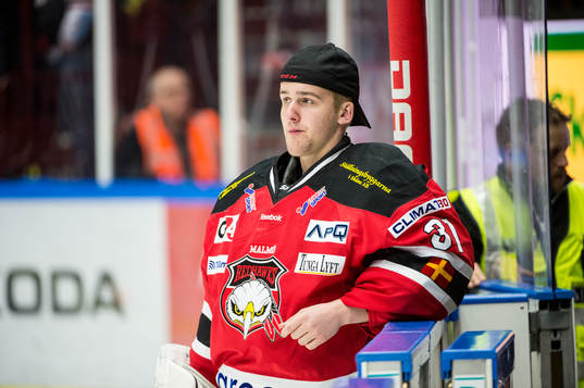 Malmö Redhawks målvakt Tim Hultstrand
