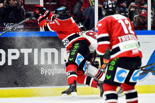 Malmö Redhawks Nils Andersson får matchstraff