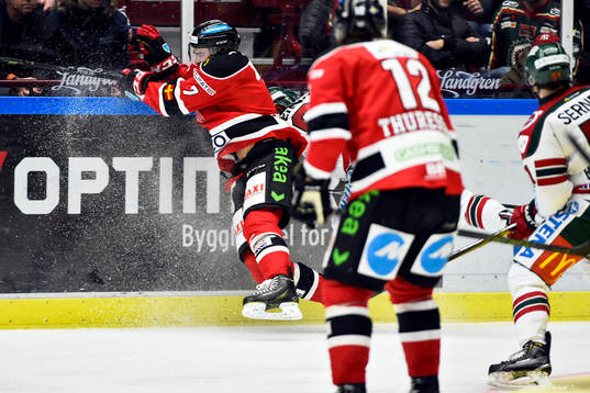 Malmö Redhawks Nils Andersson får matchstraff