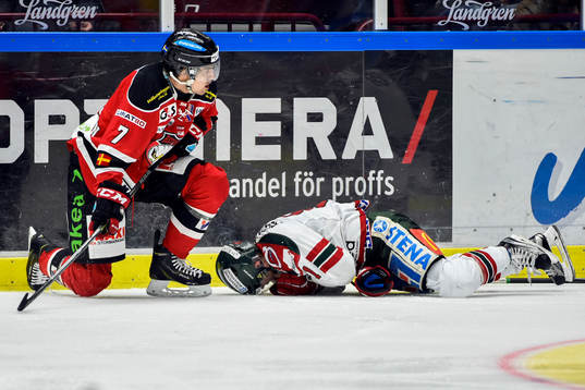 Malmö Redhawks Nils Andersson får matchstraff