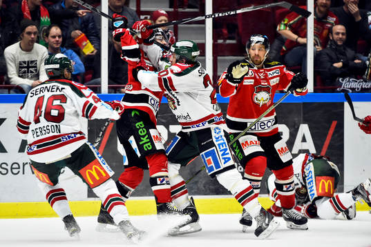 Malmö Redhawks Nils Andersson får matchstraff