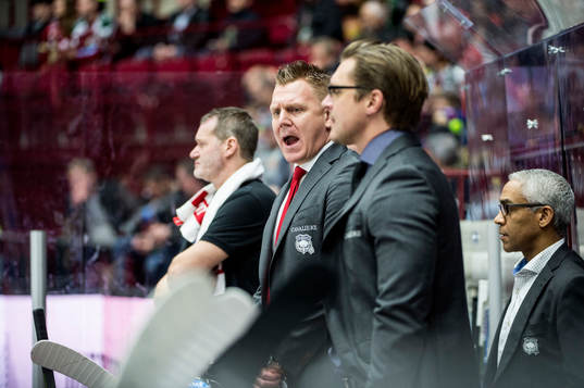 Malmö Redhawks assisterande tränare Andreas Hadelöv och