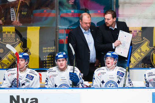 Leksands assisterande tränare Gereon Dahlgren med en