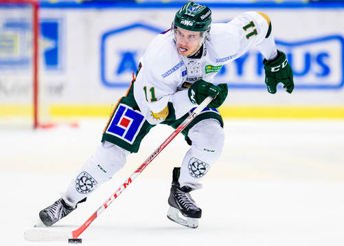 Färjestads Joakim Nygård med pucken